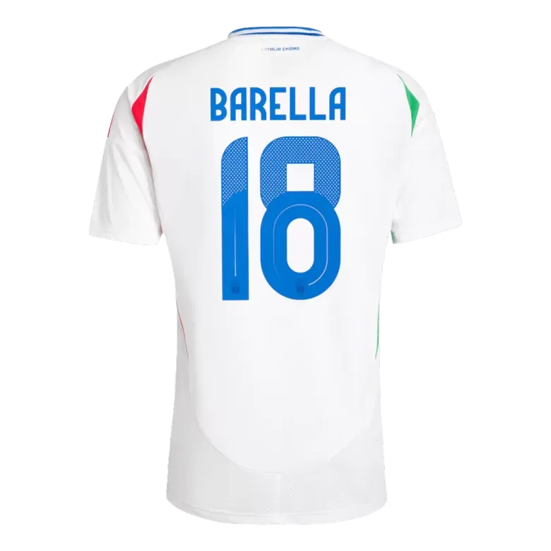 BARELLA #18 Italy Away Soccer Jersey EURO 2024