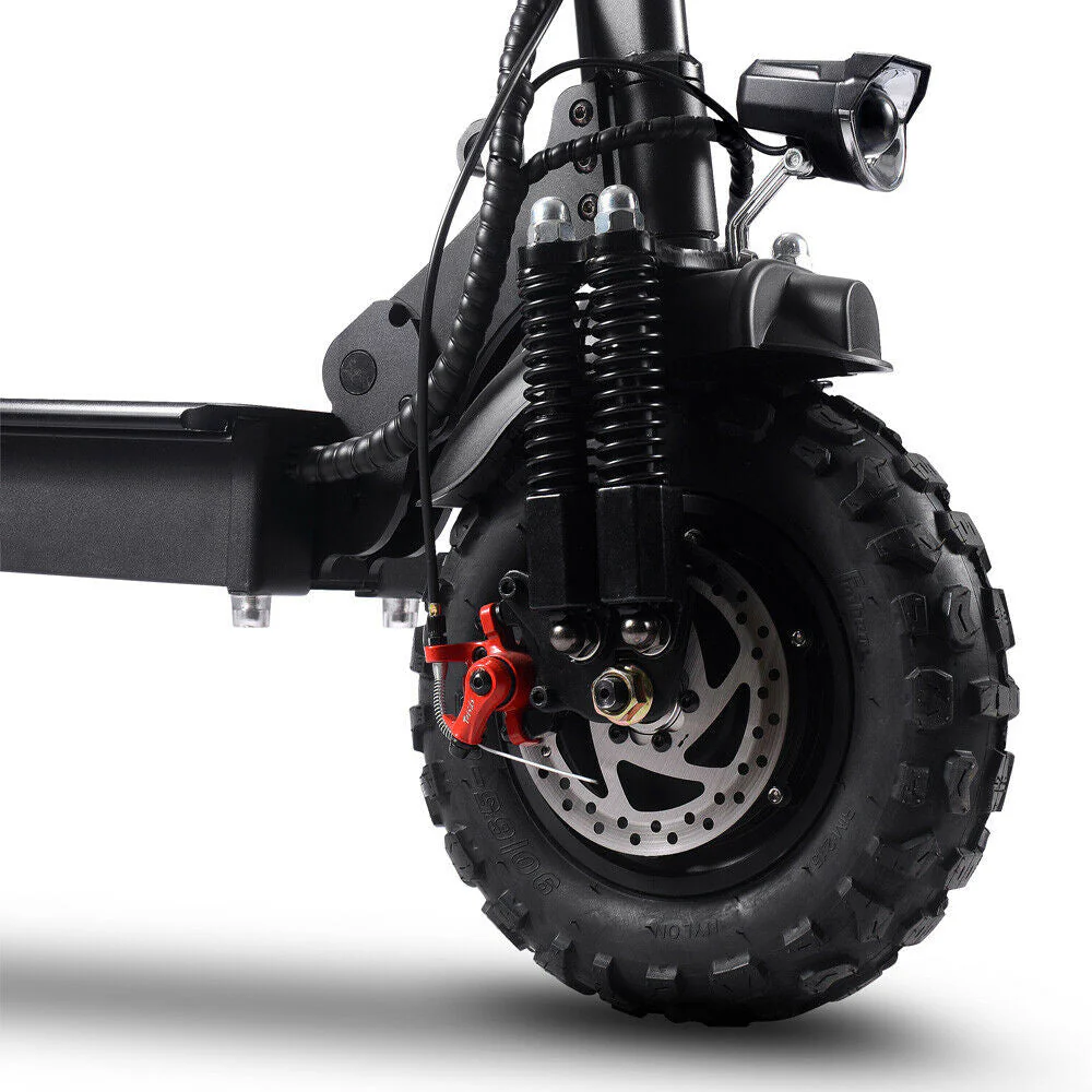 All Terrain Electric Scooter with 2000W Power Motors and 11-Inch Vacuum Tires, 4-mode, Black