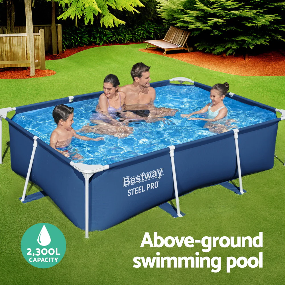 Bestway Steel Pro 2300L Above Ground Pool 259x170x61cm Blue