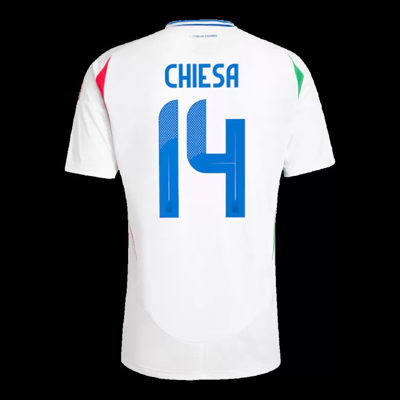 CHIESA #14 Italy Away Soccer Jersey EURO 2024