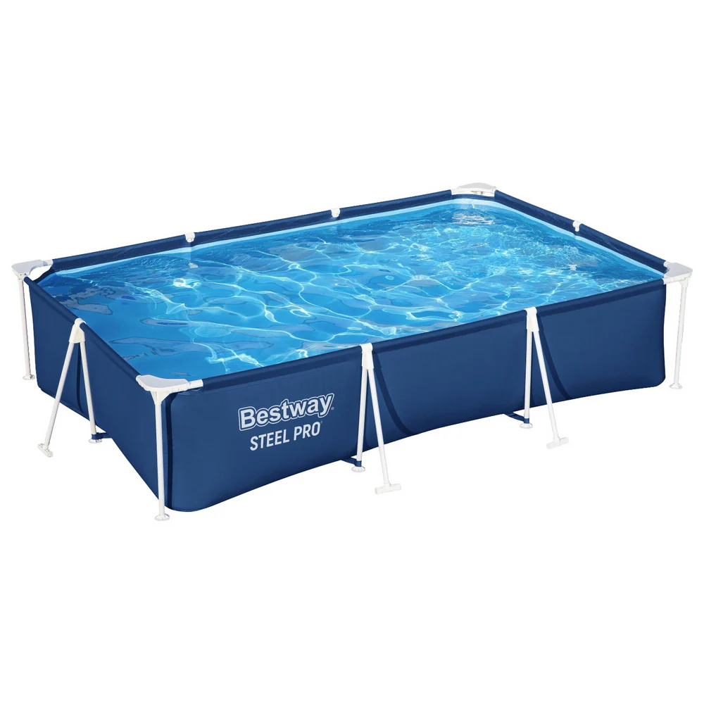 Steel Pro 300x201x66cm Above Ground Pool with Filter Pump Blue
