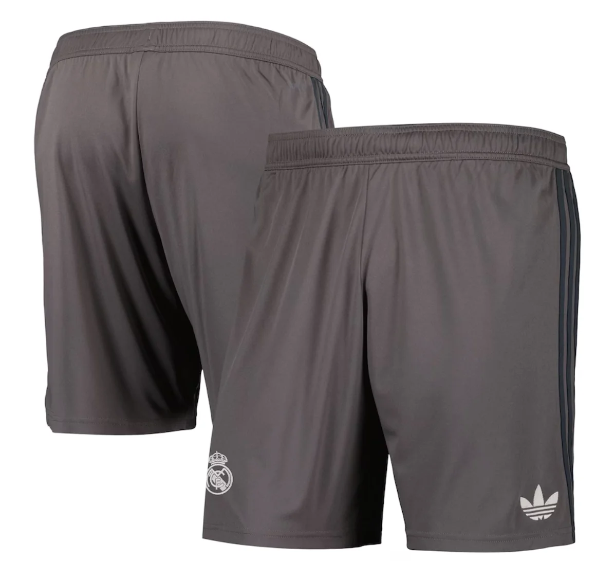 24/25 Real Madrid Third Away Shorts Black Pants
