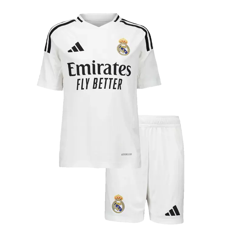 Real Madrid Home Kids Soccer Jerseys Kit 2024/25