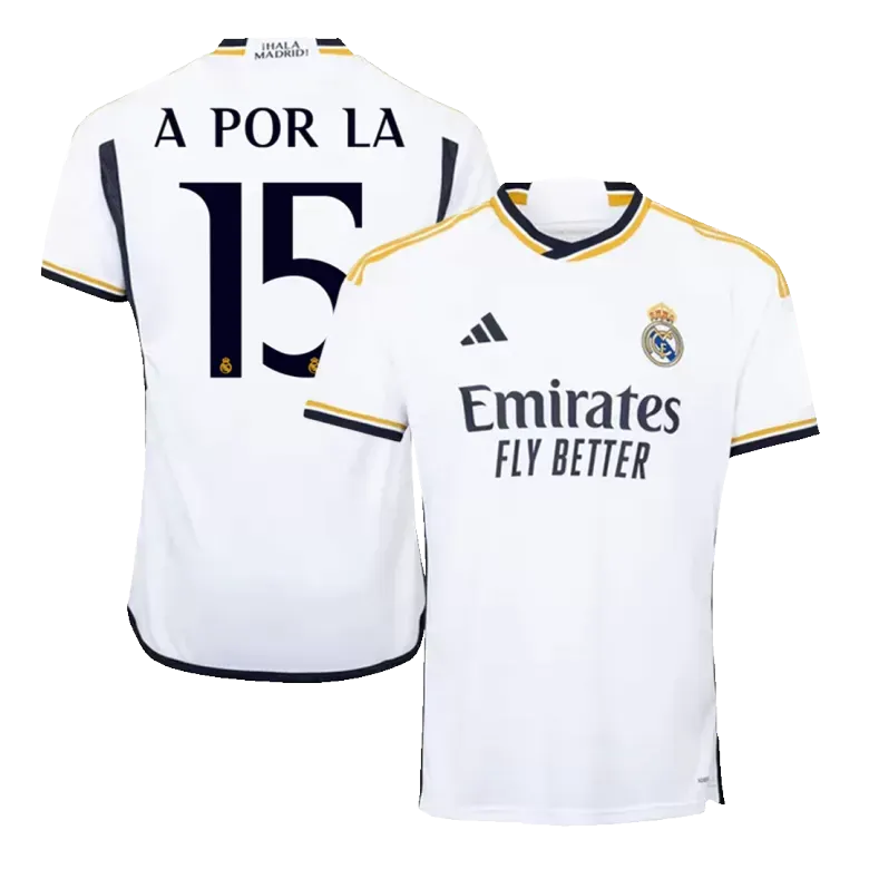 A POR LA #15 Real Madrid Home Soccer Jersey 2023/24